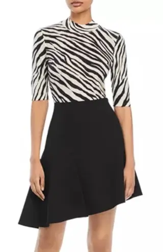 Hugo Boss BOSS Vasty Asymmetric Mini Skirt Black Size 4