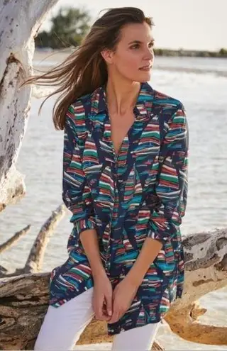 Soft Surroundings Sail Away Blouse