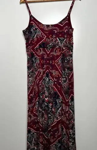 Moulinette Soeurs Anthropologie Brisbane Paisley Floral Maxi Dress Size Medium