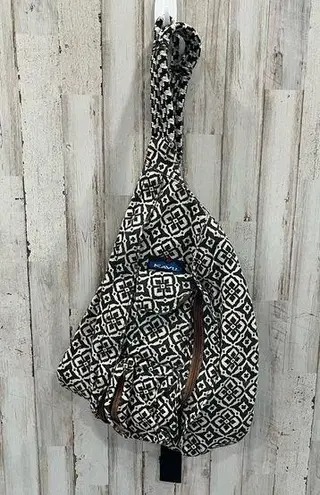 KAVU  Original Rope Crossbody Bag ~ Tile Maze Limited Edition Outdoor Sling