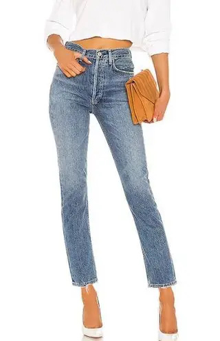 AGOLDE  high rise riley crop jean