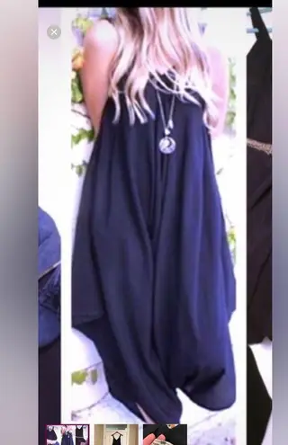 Muche et Muchette Black Oversized Romper Jumpsuit