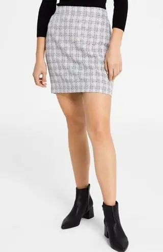 Bar III Bar lll Tweed Pencil Skirt 8