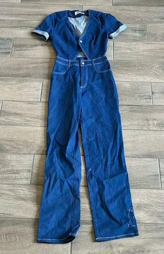 Tiger Mist denim jumpsuit