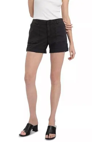 Sanctuary  switchback Cuffed Cargo Shorts Black