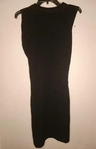 3.1 Phillip Lim Draped Wool Twist Tank Sweater Dress Ribbed Knit