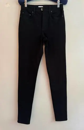Reiss BLACK High RISE SKINNY JEANS size 26 (US 6)