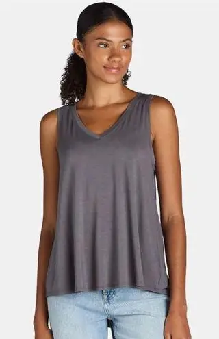 Time And Tru  Womens Tank Top Size XXXL 22 Relaxed Fit Sleeveless Gray New