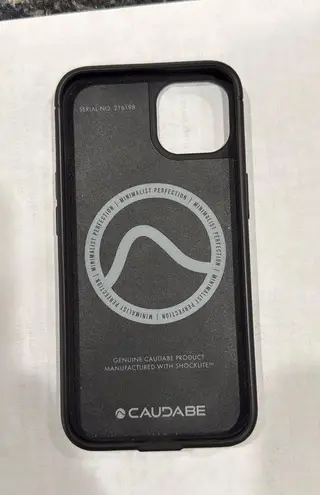 Caudabe iPhone 14 Phone Case Black