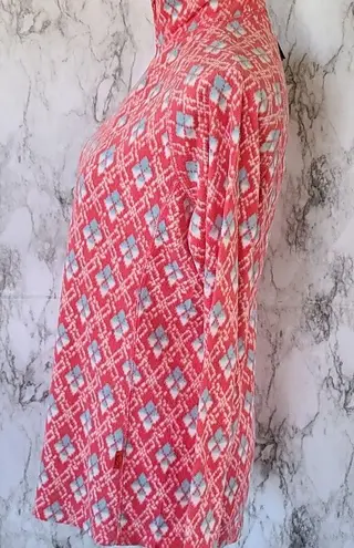 Woolrich Woorich Colwin printed half zip fleece size medium