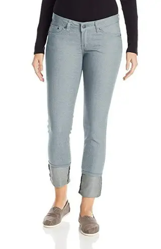 prAna New NWT Womens 12 Kara Jeans Blue Light Agave Stretch Organic Performance