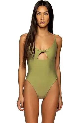 NWT B. Swim Atlas High Leg One Piece Swimsuit – Bengal Print – Size Small Pink