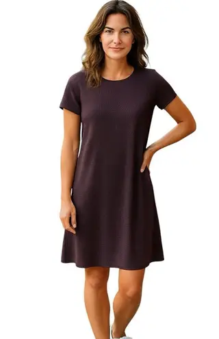 Jude Connally Ella Dress Womens Navy Red Polka Dot Short Sleeve Shift M Blue Size M