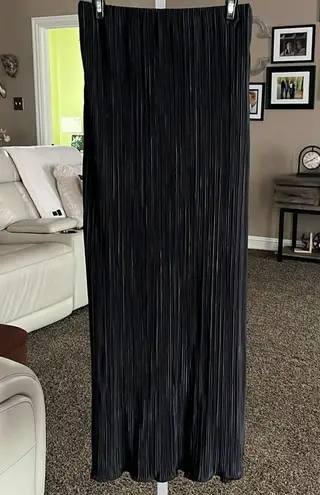 Sincerely Jules satin pleated maxi skirt