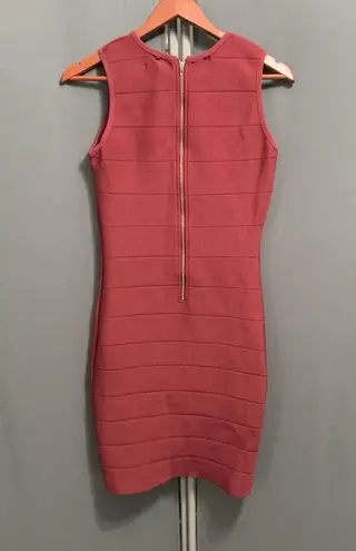 Chocolate USA B02-Women's Dress, Burgundy, Size M