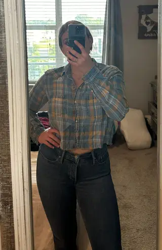 American Eagle Outfitters Boyfriend Fit Flannel