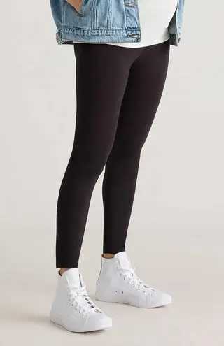 Quince Women Maternity Bamboo Jersey Legging 28" Inseam Black Sz Small Sold Out