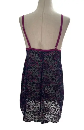 Lilac & London Blue & Pink Lace Lingerie Sleepwear Size Large | 10E