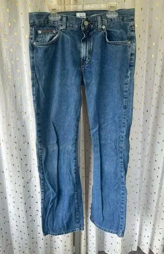 Calvin Klein Jeans Calvin Klein 100% Cotton Mid Rise Slim Fit Medium Wash Bootcut Denim Jeans 5