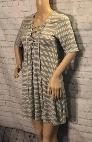 The Hanger Tunic Length Tee Shirt Lace Up …