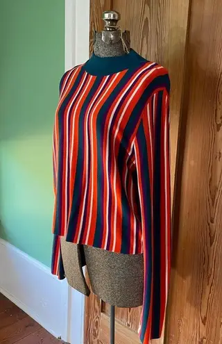 Target x Victor Glemaud Color Stripe Mock Neck Knit Crop