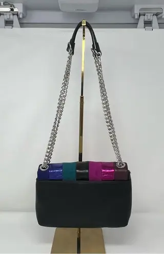 I.N.C. International Concepts (INC) Soft Ajae Patchwork Crossbody bag NWOT Black