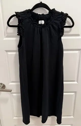 Sundays Black Sleeveless Mini Sundress