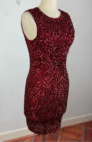 Alice + Olivia  Lyric Red Sequin Dress