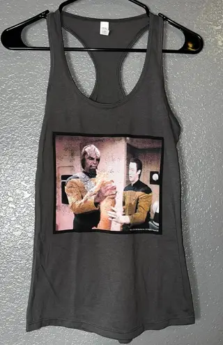 Ideal T Gray Star Trek Graphic Tank Top Women’s XS – Sci