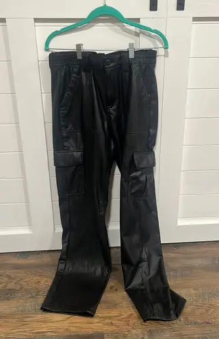 American Eagle Pleather Cargo Pants