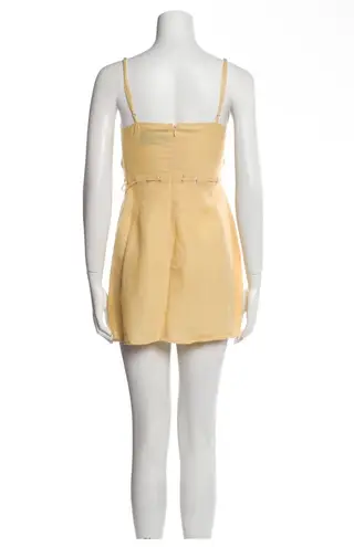 Reformation Yellow Mini Dress