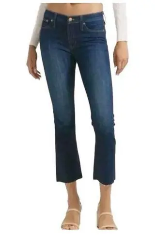 J.Crew  Women's 9" Mid-Rise Demi-Boot Raw Hem Crop Denim Jeans 23 New