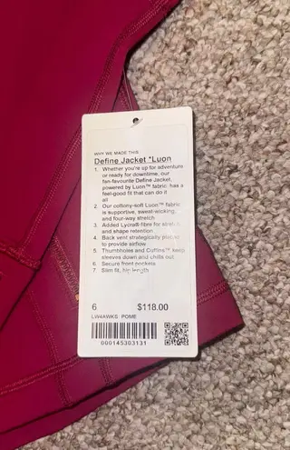 Lululemon Define Jacket