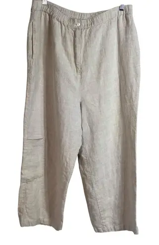 Linden Hill Linen Crop Pants Size M
