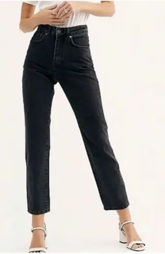 Ragged Priest Free People black destroyed straight size 32 jeans