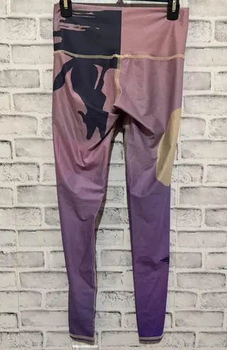 Teeki Desert cactus Sun purple print hot Pants Leggings Size Small ~NWOT USA Sm