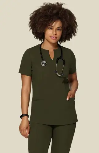 Mandala scrub top Green Size M