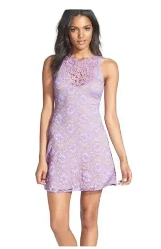 Dress the Population One Rad Girl Purple Lace Dress Medium New