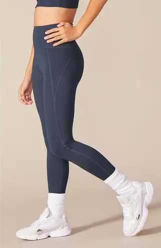 Girlfriend Collective High Rise Compressive Leggings in Midnight Blue