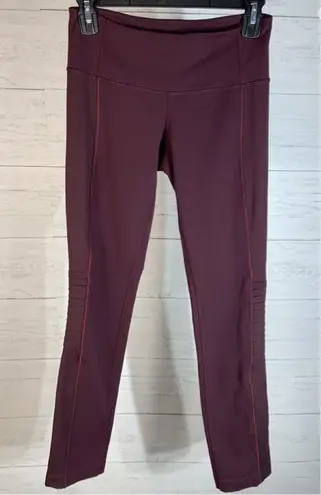 Lululemon  maroon leggings size 6