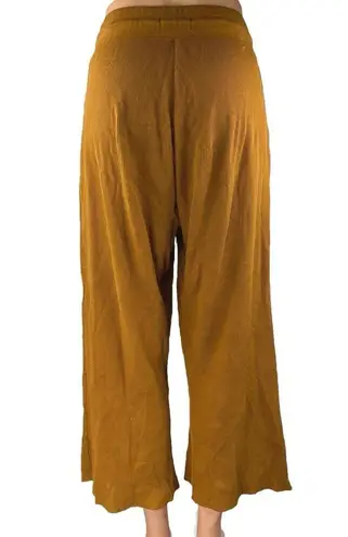 MATE the Label Ali Brown Wide Leg Drawstring Trousers Lounge Sweatpants Size XS