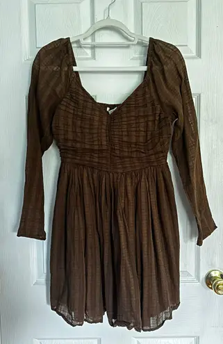 American Eagle Outfitters Brown Mini Dress