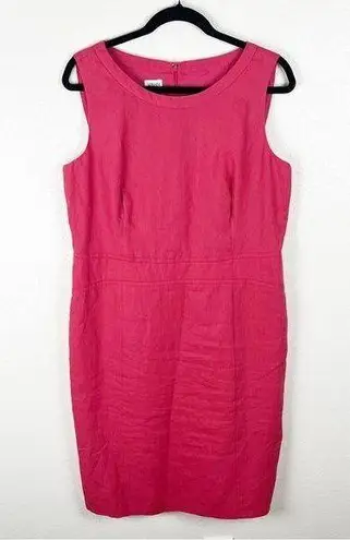 Armani Collezioni Pink Limed Sleeveless Hidden Back Zipper Dress, Size 12