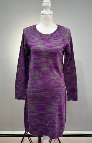 AB Studio CLEARANCE! Purple/Gray Sweater Dress Size M EUC