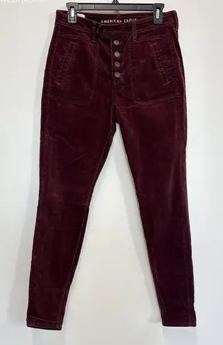 American Eagle Regular Burgandy/Cranberry Hi