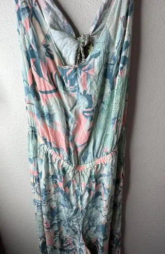 Camilla NWT 100% Silk Garden of Dreams Front Tie Jumpsuit