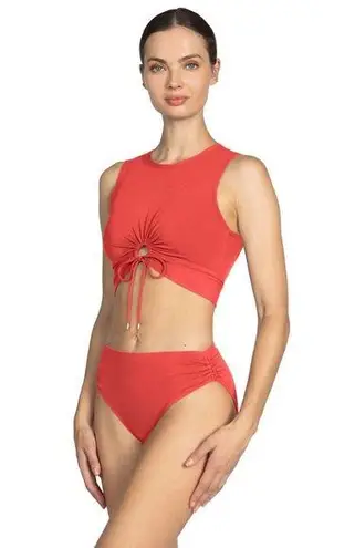 Robin Piccone NWT AUBREY TANK-AVA Red Women's Swim Top Size Large