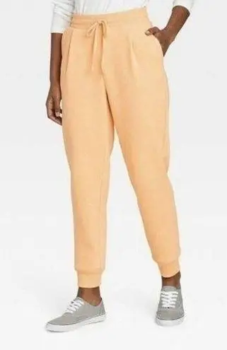 A New Day 𝅺 Plus Size 4X Sweatpants Joggers Drawstring Pull On Pants soft Orange