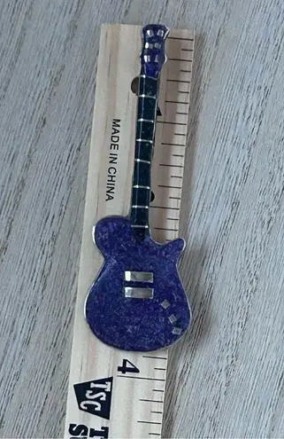 RARE Navajo Signed JB Sugilite Black Onyx Pendant Native American Jewelry Pueblo Purple