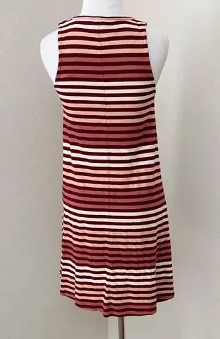 Madewell Highpoint Sleeveless Jersey Knit Sulley Stripe Tank Dress